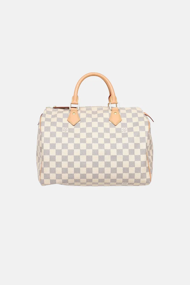 Louis Vuitton 2017 Damier Azur Speedy 30 Bag in Coated canvas from VSP Consignment