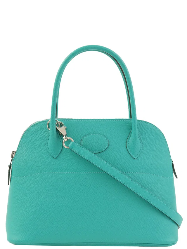 Hermès 2019 Bolide 27 Vert Verone in Green Epsom leather from VINTAGE QOO TOKYO