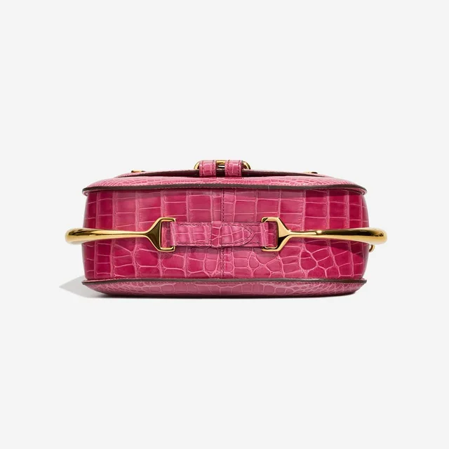 Hermès Passe-Guide Alligator Mississippi Rose Tyrien in Pink Crocodile from SACLÀB, photo 6 of 9