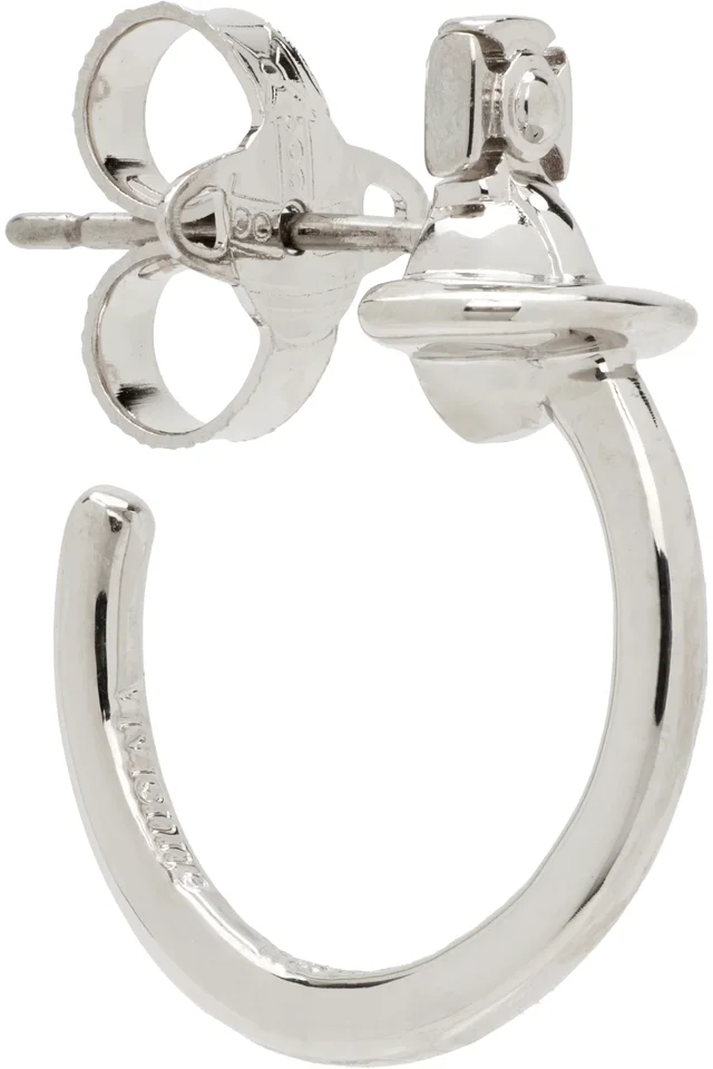 Vivienne Westwood Vera Single Hoop Earring, photo 2 of 3 from SSENSE