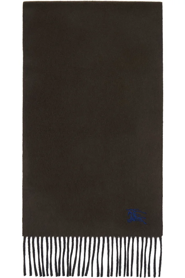 Brown Reversible Cashmere Scarf, image 1 of 1 from SSENSE