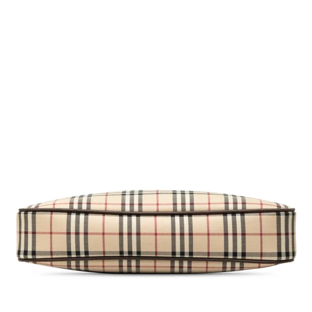 Beige Burberry House Check Canvas Crossbody in Beige Canvas from Designer Revival, photo 3 of 6