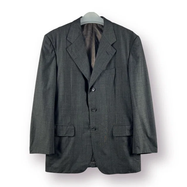 Teijin Men's Shop Ginza Loro Piana Blazer Jacket in Brown (Size Small) in brown|red from Grailed