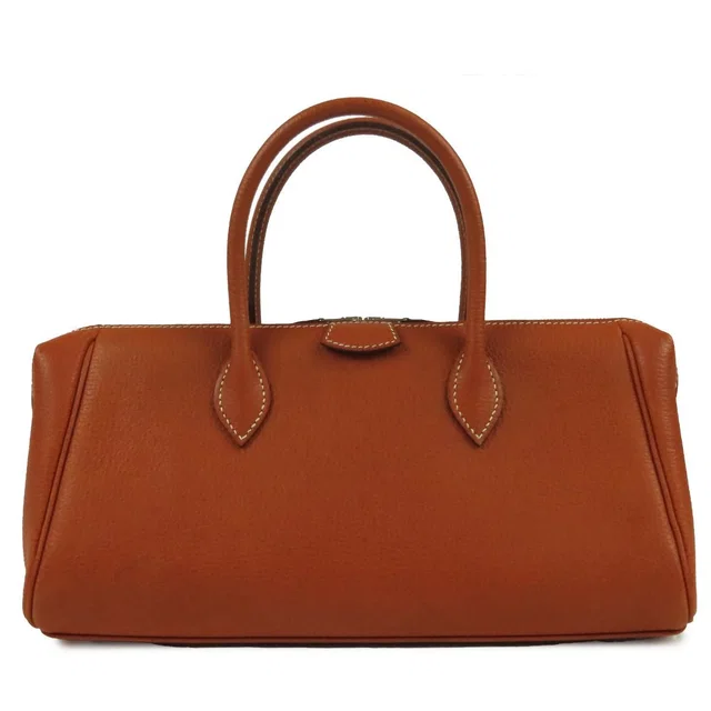 Hermès Paris Bombay 27 Brick Silver Ardennes Handbag in Silver from The Reluxe