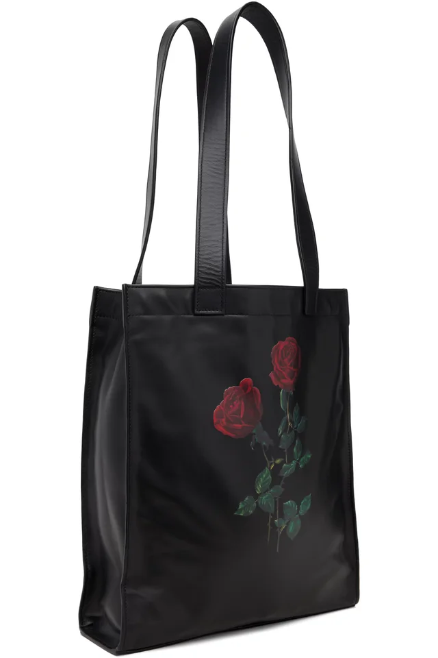 Ernest W. Baker Black Rose Print Tote, photo 2 of 2 from SSENSE