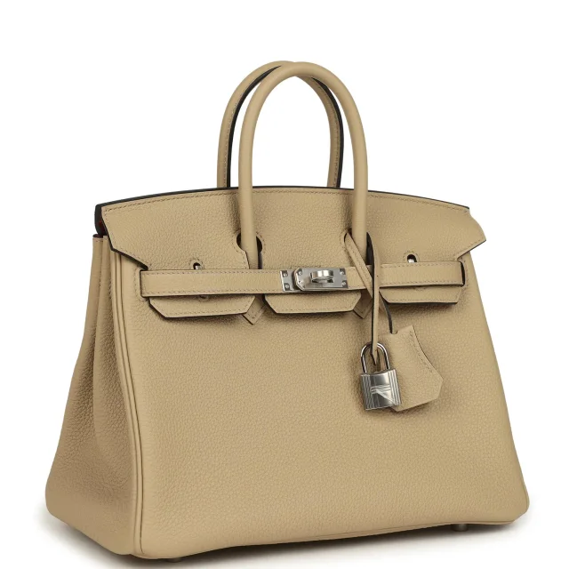 Hermès Birkin 25 Trench Verso Togo Palladium Hardware in Togo leather from Madison Avenue Couture, photo 2 of 9