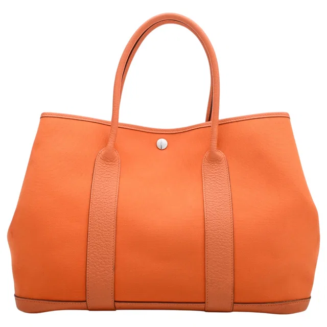 Hermès 2012 Garden Party PM Orange in Orange from VINTAGE QOO TOKYO