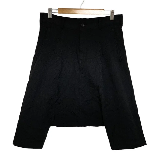 BLACK COMME des GARCONS Polyester Sarouel Pants in Black from LuxUness