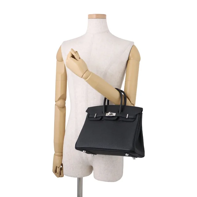 Hermès Birkin Black Togo Leather Size 25 in Black Togo leather from GALLERY RARE, photo 4 of 15