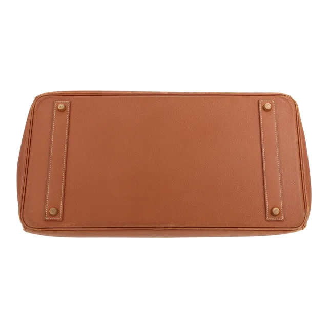 Hermès Birkin 40 cm handbag in Gold Leather from Collector Square, photo 3 of 6