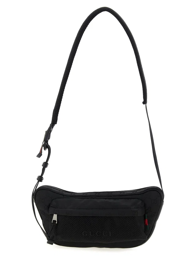 Gucci Belt Bag — Black in Black Nylon from HEWI