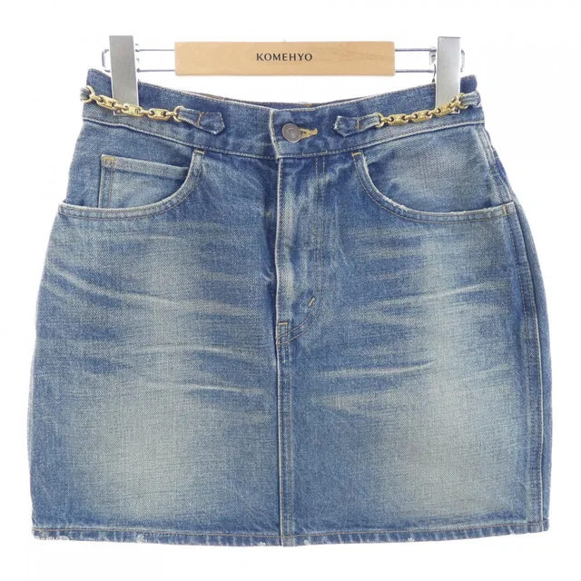 Celine Skirt Blue in Blue from The Reluxe