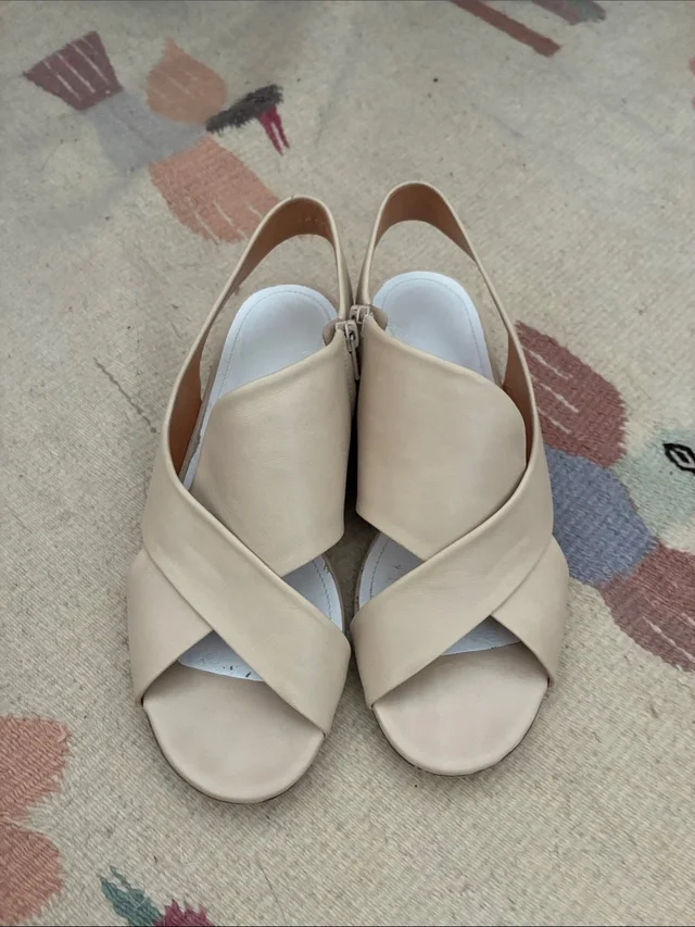 Maison Margiela shoes in brown|neutral Leather from Poshmark