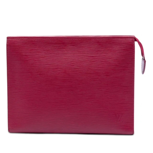 Pink Louis Vuitton Epi Toiletry Pouch 26 Clutch Bag in Pink Leather from Designer Revival