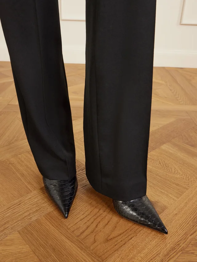 PARIS TEXAS Vera 85 snake-effect leather ankle boots in Black, photo 2 of 2 from NET-A-PORTER (Canada)