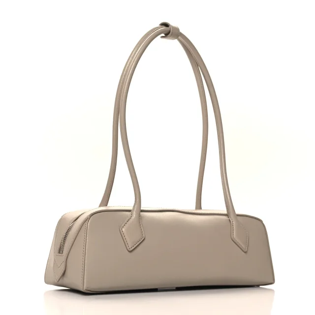 Alaïa Shiny Goatskin Medium Le Teckel Bag Grege in Goatskin from FASHIONPHILE, photo 3 of 12
