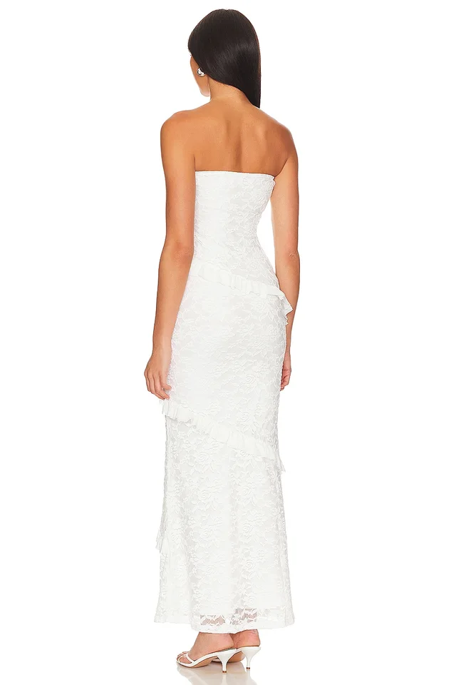 MORE TO COME Xandra Maxi Dress in Ivory, photo 3 of 3 from REVOLVE (Canada)