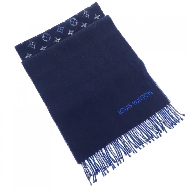 Louis Vuitton Monogram Gradient Tartan Scarf in Cashmere from The Reluxe