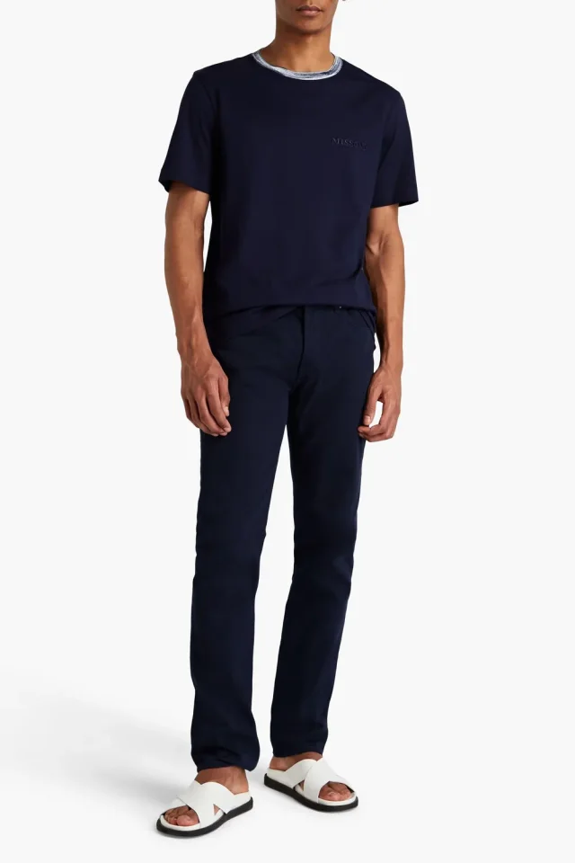 Missoni Cotton-Jersey Crew Neck T-Shirt, photo 2 of 11 from THE OUTNET