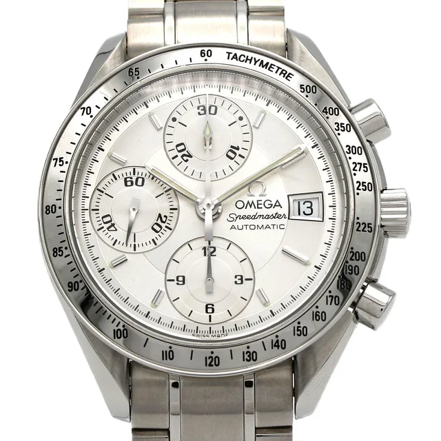 Omega Speedmaster Date 3513.30 SS Automatic in Dial color: Silver Case: stainless steel Bracelet: stainless steel from KOMEHYO