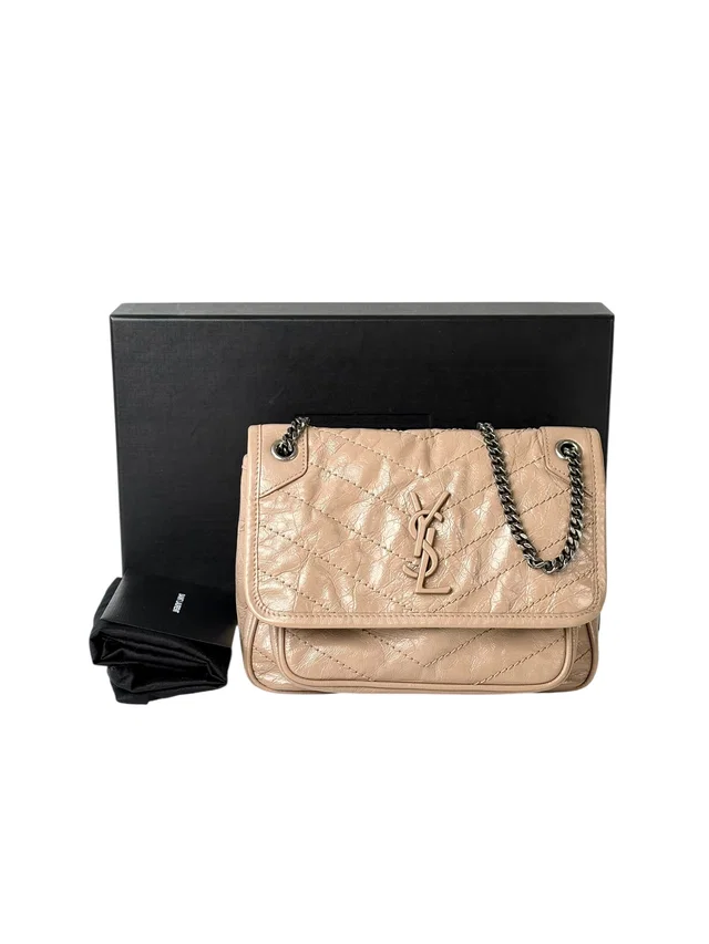 Saint Laurent Small Niki in Beige in Beige from Luxury Promise