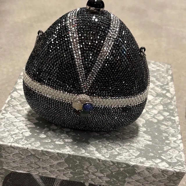 Judith Leiber Black Crystal Purse in black|white from Poshmark, photo 1 of 1