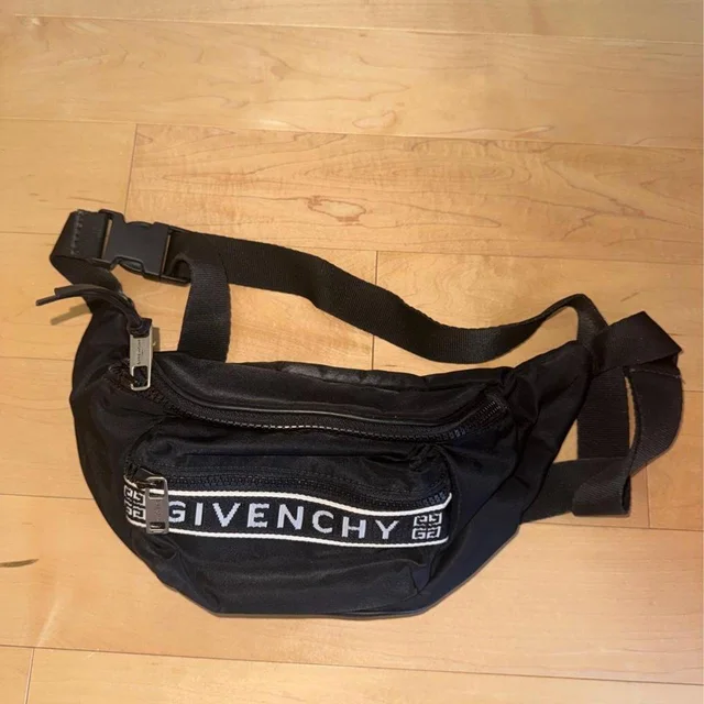 Givenchy Women's Fanny packs and belt bags - Black in black from Depop, photo 2 of 5
