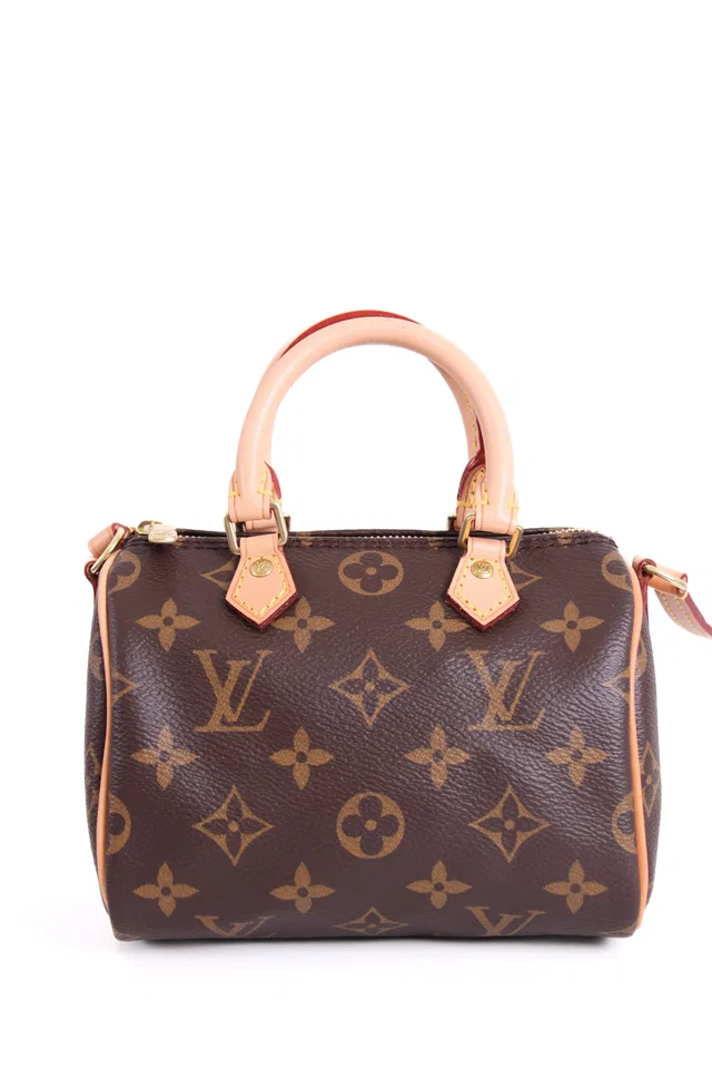 Louis Vuitton 2019 Nano Speedy Bag Brown Monogram in Brown from Luxury Promise