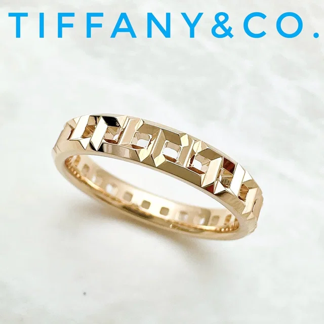 Tiffany & Co. T True Narrow Pink Gold Ring in Pink from The Reluxe
