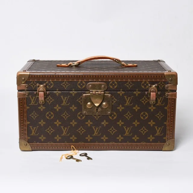 Louis Vuitton Monogram Hard Case with Mirror Trunk Brown in Brown Leather from The Reluxe