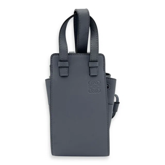 Loewe Hammock Mini Blue Shoulder Bag in Blue Calfskin from Luxury Promise