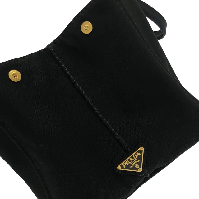 Prada BN1872 Bag in NERO / GOLD metal fittings CANAPA from KOMEHYO, photo 5 of 9
