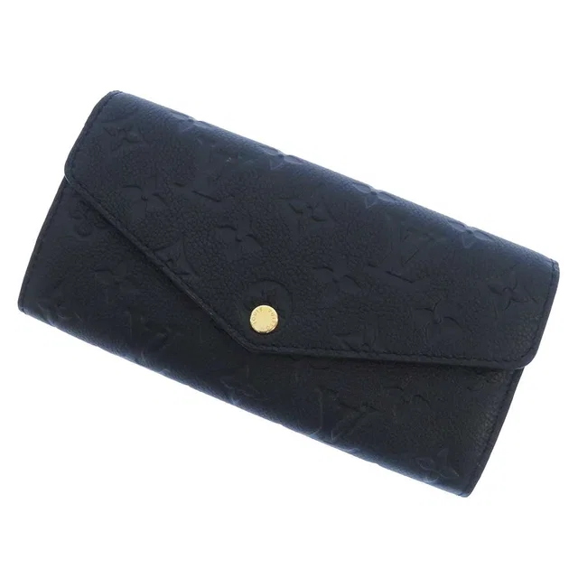 Louis Vuitton Portefeuille Sarah NoirM82257 Monogram Empreinte Leather in Leather from GALLERY RARE