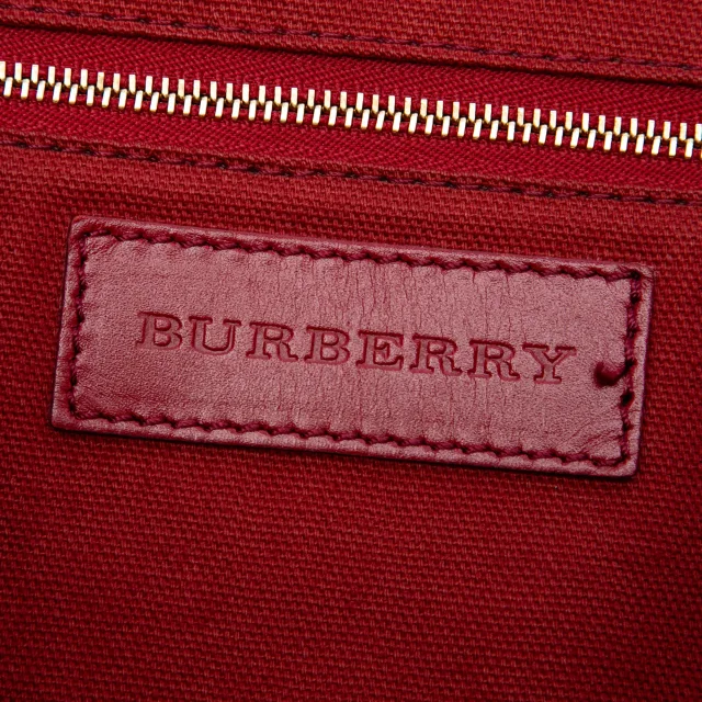 Beige Burberry Medium Haymarket Check Coated Canvas Salisbury Tote in Beige Coated canvas from Designer Revival, photo 5 of 6