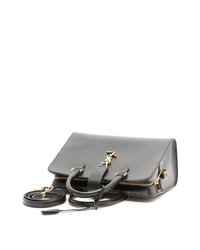 Saint Laurent Small Monogram Cabas Bag in Calfskin from A Retro Tale, photo 5 of 9