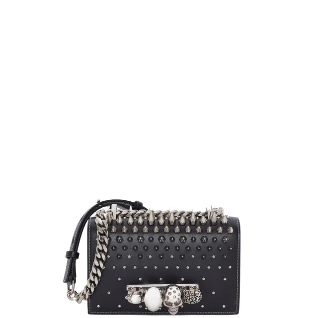 Alexander McQueen Jewelled Knuckle Satchel Mini, Black from Cultstatus, photo 1 of 1