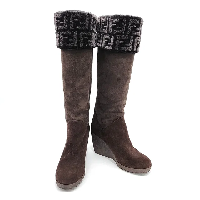 Fendi suede long boots from GUGUS