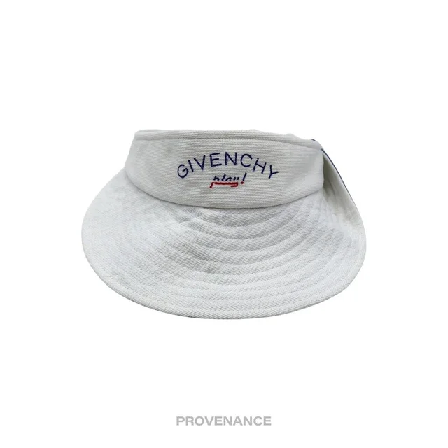 Givenchy Men's Hat - White in white from Depop, photo 1 of 1