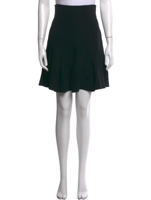 Dolce & Gabbana Ruffle Embellishment Mini Skirt in black from The RealReal