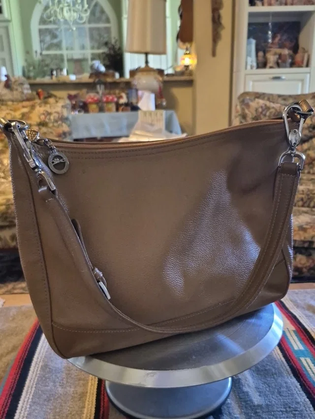 Longchamp Vintage Luxury Pebbled& Smooth Leather. Interiorcode.#518042 Bkq in brown|red Leather from Poshmark