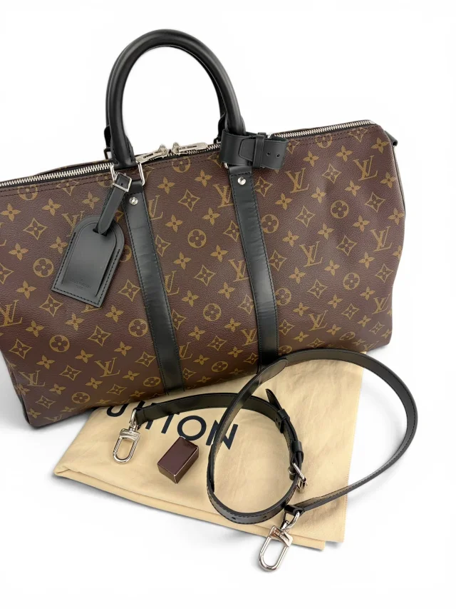 Louis Vuitton Monogram Macassar Bandouliere 45 in Coated canvas from Season 2 Consign, photo 2 of 4