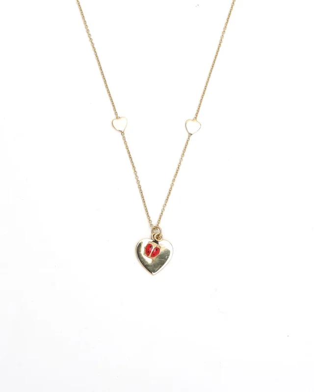 Ponte Vecchio Enamel Ladybird Necklace from A Retro Tale