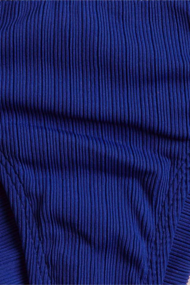 Vix Paula Hermanny Milano Ribbed Jersey Low-Rise Bikini Briefs in Royal blue, photo 4 of 9 from THE OUTNET
