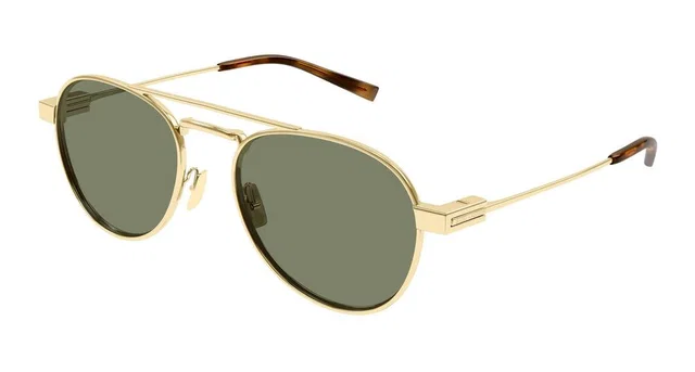 Saint Laurent Sl Sunglasses — Gold Metal in Gold from HEWI