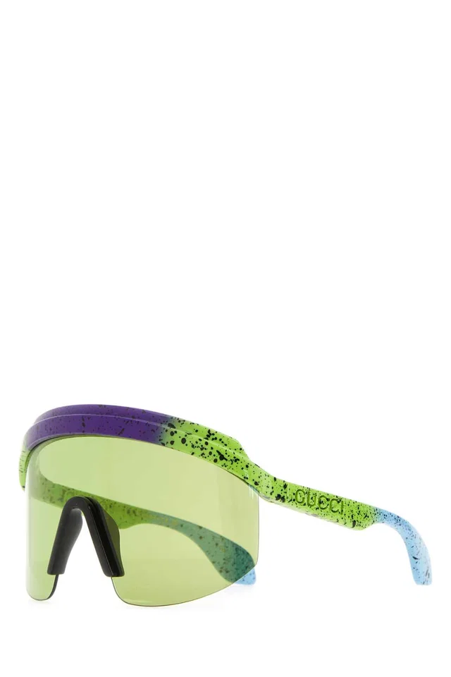 Gucci Gradient Acetate Sunglasses — Green Exterior in Green from HEWI