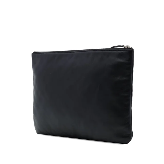 Black Chanel Large Printed Lambskin Cuba La Habana O Case Clutch in Black Lambskin from Designer Revival, photo 2 of 2