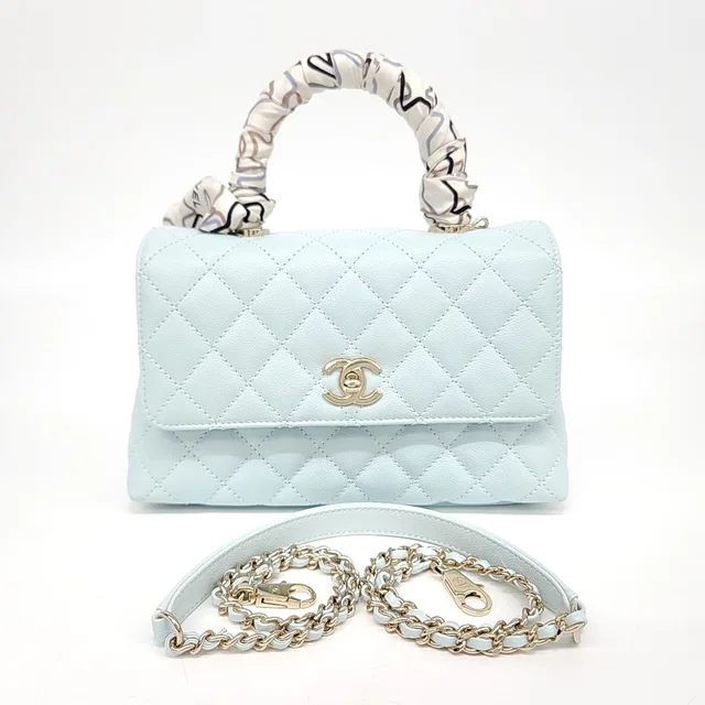 Chanel 샤넬 캐비어 코코핸들23 + 스카프 from GUGUS
