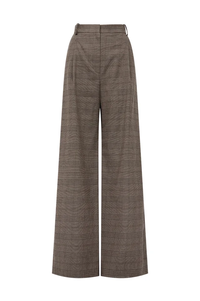 MANNING CARTELL Tailor Made Pleat Pant in Brown from Manning Cartell, photo 1 of 1