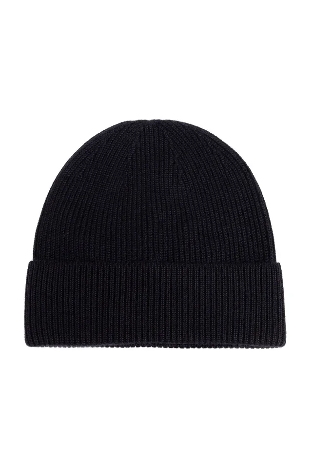 Brioni Ribbed Patch Beanie Hat, photo 2 of 3 from SENSER