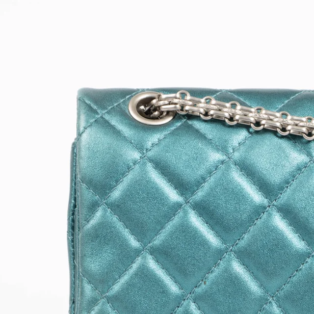 Chanel Metallic Turquoise Large 2.55 Reissue Bag in Blue from Labellov, photo 7 of 9